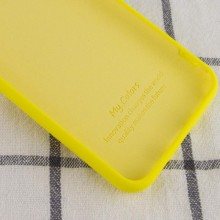 Чехол Silicone Cover Full without Logo (A) для Xiaomi Mi 10T Lite / Redmi Note 9 Pro 5G – Желтый