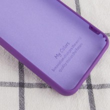 Чохол Silicone Cover Full without Logo (A) для Xiaomi Mi 10T Lite / Redmi Note 9 Pro 5G – Фіолетовий