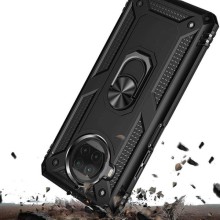 Ударостійкий чохол Serge Ring for Magnet для Xiaomi Mi 10T Lite / Redmi Note 9 Pro 5G – Чорний