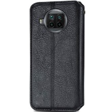 Кожаный чехол-книжка GETMAN Cubic (PU) для Xiaomi Mi 10T Lite / Redmi Note 9 Pro 5G – Черный