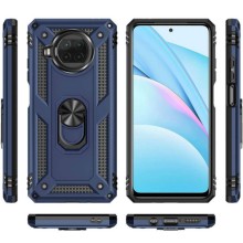 Ударопрочный чехол Serge Ring for Magnet для Xiaomi Mi 10T Lite / Redmi Note 9 Pro 5G – Темно-синий