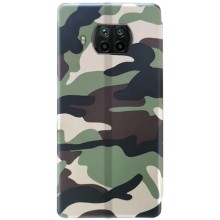 Кожаный чехол-книжка Classy для Xiaomi Mi 10T Lite / Redmi Note 9 Pro 5G – Camouflage