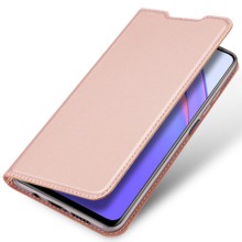 Чехол-книжка Dux Ducis с карманом для визиток для Xiaomi Mi 10T Lite / Redmi Note 9 Pro 5G – Rose Gold