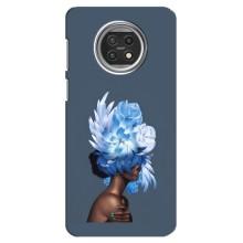 Чехлы (ART) Цветы на Xiaomi Mi 10t Lite (VPrint) (Цветы на голове)