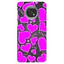 Чехлы для любимой на Ксяоми Ми 10Т Лайт (VPrint) (Pink hearts)