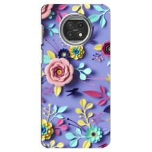 Чехлы с Цветами для Xiaomi Mi 10t Lite (VPrint) (Цветочный дизайн)