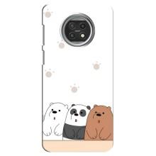 Чохли з зображенням різних тварин на Xiaomi Mi 10t Lite (Здивовані ведмедики)