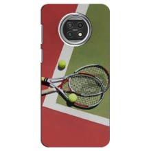 Чехлы с принтом Спортивная тематика для Xiaomi Mi 10t Lite (Ракетки теннис)