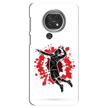 Чехлы с принтом Спортивная тематика для Xiaomi Mi 10t Lite – Волейболист