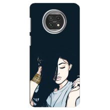 Чехол с печатью для Xiaomi Mi 10t Lite - (Мода) (AlphaPrint) (Красивая девочка)