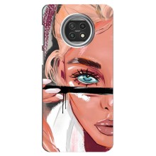 Чехол с печатью для Xiaomi Mi 10t Lite - (Мода) (AlphaPrint) (Макияж)