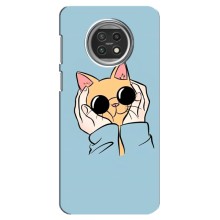 Чехол на Ксяоми Ми 10Т Лайт с Котами (VPrint) (Котик в очках)