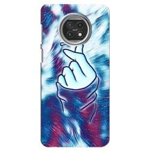Чехол с принтом для Xiaomi Mi 10t Lite (AlphaPrint - Знак сердечка)