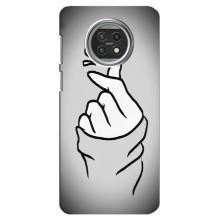Чехол с принтом для Xiaomi Mi 10t Lite (AlphaPrint - Знак сердечка)