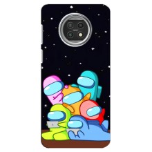 Чехол Амонг Ас для Xiaomi Mi 10t Lite (AlphaPrint) (Скины в космосе)