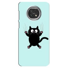 Чехол с принтом для Xiaomi Mi 10t Lite (AlphaPrint) Модные коты (Падающий кот)