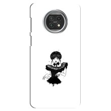 Чехлы Венсдей на Xiaomi Mi 10t Lite Уэнсдей (AlphaPrint) (танец Уэнздей)
