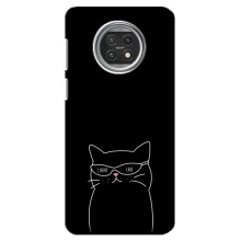 Чехол с рисунком кот на Xiaomi Mi 10t Lite (Равнодушный кот)