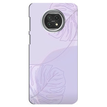 Чехол цветочный дизайн для Xiaomi Mi 10t Lite – Монстера фиолетовая