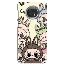 Чехол с Лабубу на Xiaomi Mi 10t Lite – Коллаж Лабубу