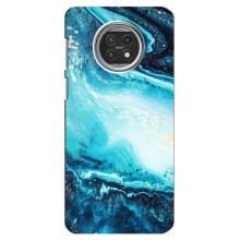 Мраморный чехол на Xiaomi Mi 10t Lite (VPrint) (Голубой мрамор)
