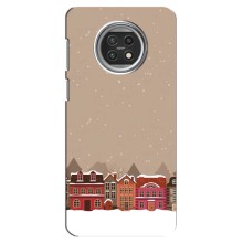 Новогодние, Праздничные Чехлы для Xiaomi Mi 10t Lite - 2024 год (Зимний город)