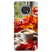 Чехол с уникальным дизайном «Осень с кофе» для Xiaomi Mi 10t Lite