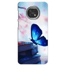 Силіконовий бампер з картинкою звірів для Xiaomi Mi 10t Lite (Метелик синій)