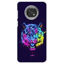 Силіконовий бампер з картинкою звірів для Xiaomi Mi 10t Lite (Тигр-Арт)