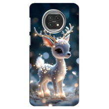 Яркий чехол для Xiaomi Mi 10t Lite с Зимними Оленятами – Блистающий оленёнок