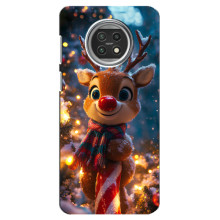 Яркий чехол для Xiaomi Mi 10t Lite с Зимними Оленятами – Олень в шарфе