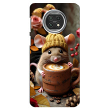 Друкований чохол 'Звірята з кавою' для Xiaomi Mi 10t Lite – Мишка з кавою
