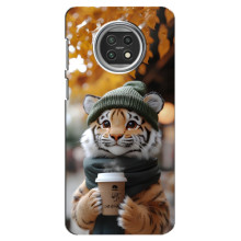 Друкований чохол 'Звірята з кавою' для Xiaomi Mi 10t Lite – Тигр з кавою