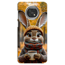 Друкований чохол 'Звірята з кавою' для Xiaomi Mi 10t Lite – Зайчик з кавою