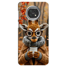 Друкований чохол 'Звірята з кавою' для Xiaomi Mi 10t Lite – Жираф з кавою