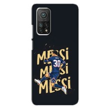 Чехлы для Xiaomi Mi 10T Pro (Leo чемпион) (AlphaPrint) (Messi ПСЖ)