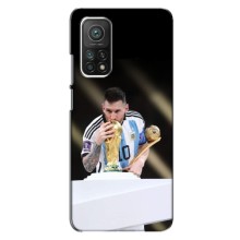 Чехлы Лео Месси Аргентина для Xiaomi Mi 10T Pro (Кубок Мира)
