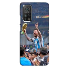 Чехлы Лео Месси Аргентина для Xiaomi Mi 10T Pro (Месси король)