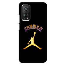 Чехлы для Xiaomi Mi 10T Pro - с картинкой JORDAN (AlphaPrint) (Jordan Gold)