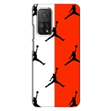 Чехлы для Xiaomi Mi 10T Pro - с картинкой JORDAN (AlphaPrint) (Лого Джордан)