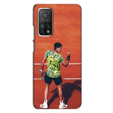 Чехлы с принтом Спортивная тематика для Xiaomi Mi 10T Pro – Алькарас Теннисист