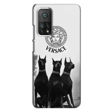 Чехлы VERSACE для Ксяоми Ми 10т Про (PREMIUMPrint) (Доберман Версаче)