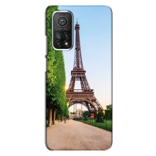 Чехол Эйфелева Башня для Xiaomi Mi 10T Pro - (AlphaPrint) (Дорога в Париж)