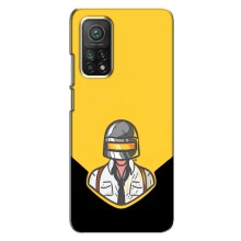 Чехол PUBG для Ксяоми Ми 10т Про (AlphaPrint) (Пабг в шлеме)