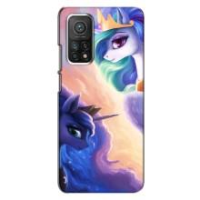 Чехол для Ксяоми Ми 10т Про - (Единорожки - Новинки) (AlphaPrint) (Единорожки)