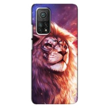 Чехол со Львом для Xiaomi Mi 10T Pro (VPrint) (Красочный Лев)