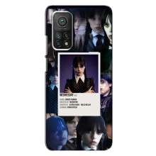 Чехлы Венсдей на Xiaomi Mi 10T Pro Уэнсдей (AlphaPrint) (коллаж Уэнздей)