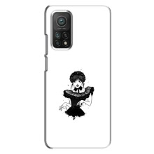 Чехлы Венсдей на Xiaomi Mi 10T Pro Уэнсдей (AlphaPrint) (танец Уэнздей)