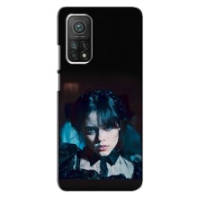 Чехлы Венсдей на Xiaomi Mi 10T Pro Уэнсдей (AlphaPrint) (взгляд Уэнздей)