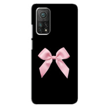 Чехол банты для Xiaomi Mi 10T Pro – Бант на черном